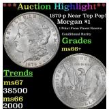 1879-p Morgan Dollar Near Top Pop! $1 ms66+ SEGS