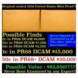 Original sealed 1958 United States Mint Proof Set