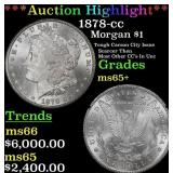 1878-cc Morgan Dollar $1 ms65+ SEGS