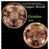 1oz .999 Fine Copper Bullion Round - Year of The D