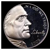 2005-s Western Waters Proof Jefferson Nickel 5c Gr