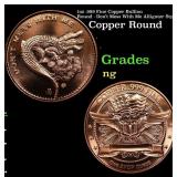 1oz .999 Fine Copper Bullion Round - Don
