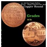 1oz .999 Fine Copper Bullion Round -  "Happy Labor