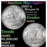 1887-o Morgan Dollar $1 ms64+ SEGS
