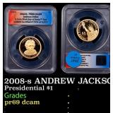 2008-s ANDREW JACKSON Proof Presidential Dollar Fi