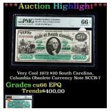 Very Cool 1872 $50 South Carolina, Columbia Obsole