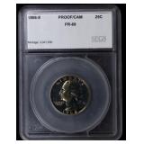 1968-s Proof Washington Quarter 25c pr69 cam SEGS