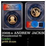 2008-s ANDREW JACKSON Proof Presidential Dollar Fi