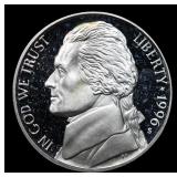 1996-s Proof Jefferson Nickel 5c Grades GEM++ Proo