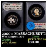 2000-s MASSACHUSETTS Proof Washington Quarter 25c