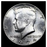 1974-d Kennedy Half Dollar 50c Grades GEM++ Unc