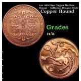 1oz .999 Fine Copper Bullion Round -  Inflation Dr