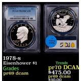 1978-s Proof Eisenhower Dollar 1 pr69 dcam PCGS