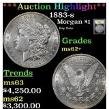 ***Major Highlight*** 1883-s Morgan Dollar $1 Sele