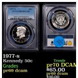 1977-s Proof Kennedy Half Dollar 50c pr69 dcam PCG