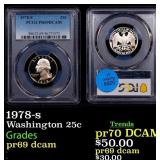 1978-s Proof Washington Quarter 25c pr69 dcam PCGS
