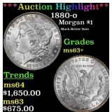 1880-o Morgan Dollar $1 ms63+ SEGS