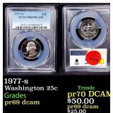 1977-s Proof Washington Quarter 25c pr69 dcam PCGS