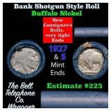 Buffalo Nickel Shotgun Roll in Old Bank Style 
