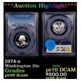 ***Auction Highlight*** 1974-s Proof Washington Qu