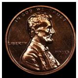 1970-s Lg Date Proof Lincoln Cent 1c Grades GEM+ P