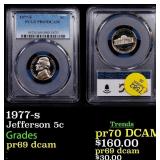 1977-s Proof Jefferson Nickel 5c pr69 dcam PCGS
