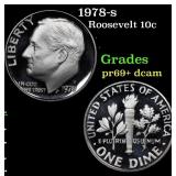 1978-s Proof Roosevelt Dime 10c Grades GEM++ Proof