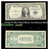 1935G $1 Blue Seal Silver Certificate Grades Choic