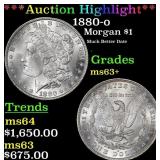 1880-o Morgan Dollar $1 ms63+ SEGS