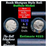 Buffalo Nickel Shotgun Roll in Old Bank Style 