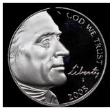 2005-s Western Waters Proof Jefferson Nickel 5c Gr