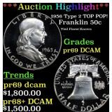 ***Major Highlight*** 1956 Type 2 Proof Franklin H