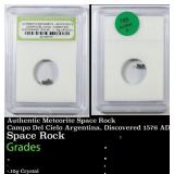 Authentic Meteorite Space Rock Campo Del Cielo Arg