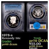 1978-s Proof Kennedy Half Dollar 50c pr69 dcam PCG