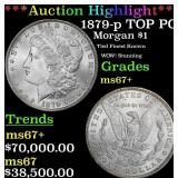 1879-p Morgan Dollar TOP POP! $1 ms67+ SEGS