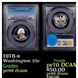 1978-s Proof Washington Quarter 25c pr69 dcam PCGS