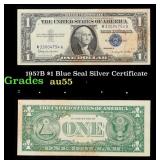 1957B $1 Blue Seal Silver Certificate Grades Choic
