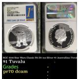 NGC 2016 Star Wars Classic R2-D2 1oz Silver $2 Aus