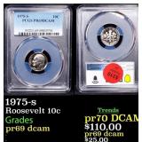 1975-s Proof Roosevelt Dime 10c pr69 dcam PCGS