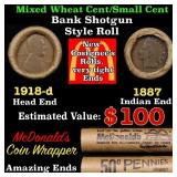 Small Cent Mixed Roll Orig Brandt McDonalds Wrappe