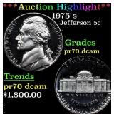 ***Auction Highlight*** 1975-s Proof Jefferson Nic