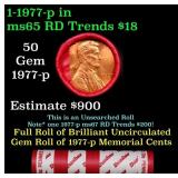 BU Shotgun Lincoln 1c roll, 1977-p 50 pcs Dunbar W