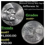 2005-d Western Waters Jefferson Nickel Westward Jo