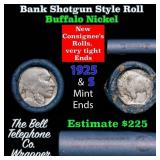 Buffalo Nickel Shotgun Roll in Old Bank Style 