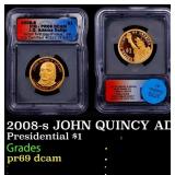 2008-s JOHN QUINCY ADAMS Proof Presidential Dollar