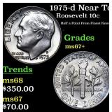 1975-d Roosevelt Dime Near Top Pop! 10c Graded ms6