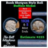 Buffalo Nickel Shotgun Roll in Old Bank Style 
