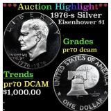 ***Auction Highlight*** 1976-s Silver Proof Eisenh
