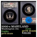 2000-s MARYLAND Proof Washington Quarter 25c ACG