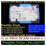 Original sealed box of 4x 1978 United States Mint